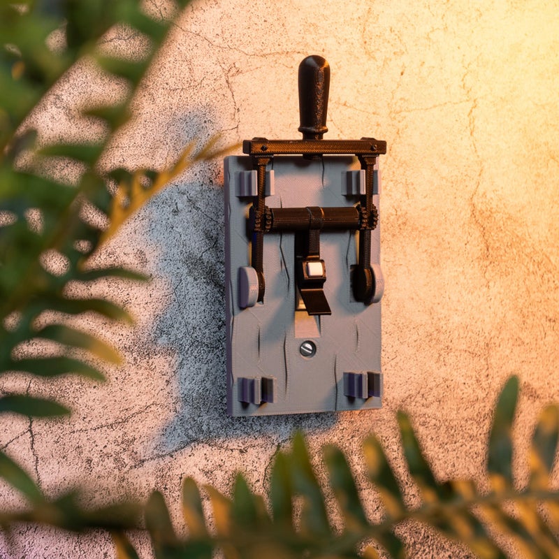 Glistco Frankenstein Light Switch Cover (Toggle, Grey) - Image 2
